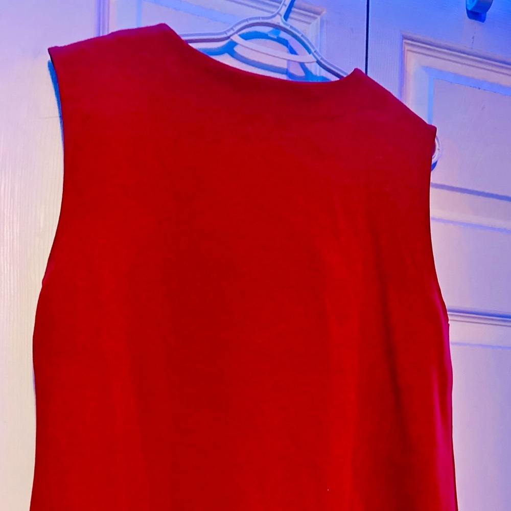 H&M Sleeveless Red Dress Size Large,Never Worn, No tag